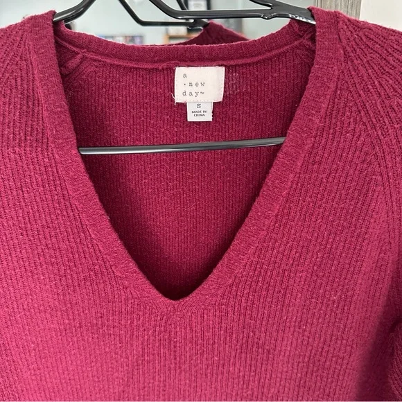 2 for $13 Soft maroon sweater dress small - Picture 4 of 5